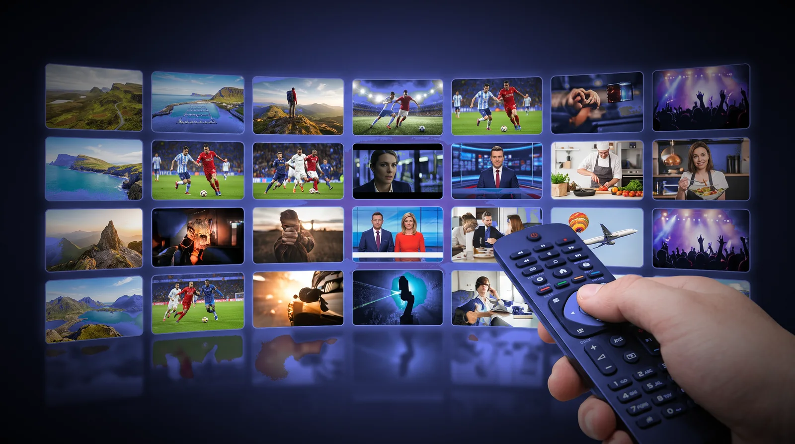 IPappTV na dużym ekranie — sterowanie pilotem, kanały pod ręką
